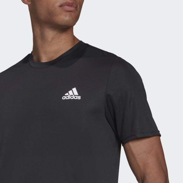 T-shirt Adidas Aeroready Conçu Pour Le Mouvement Noir