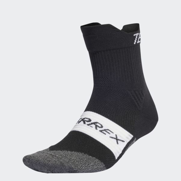 Terrex Heat.rdy Trail Running Agravic Crew Chaussettes Noir Adidas