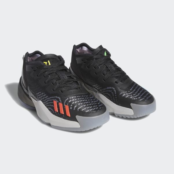 Mode Gris Adidas D.o.n. Numéro 4 Chaussures De Basket