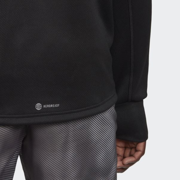 Adidas Possède Le Sweat Colorblock Run Gris