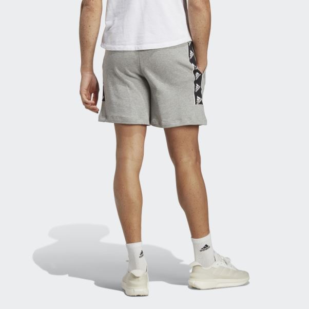 Short Adidas Brandlove Gris Moyen