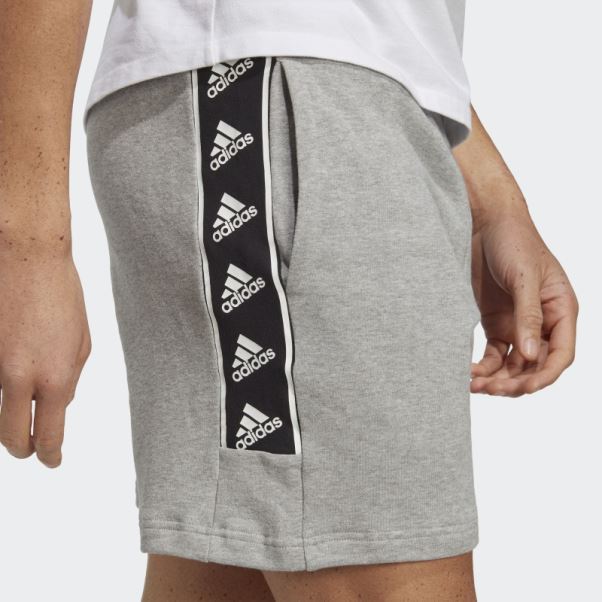 Short Adidas Brandlove Gris Moyen