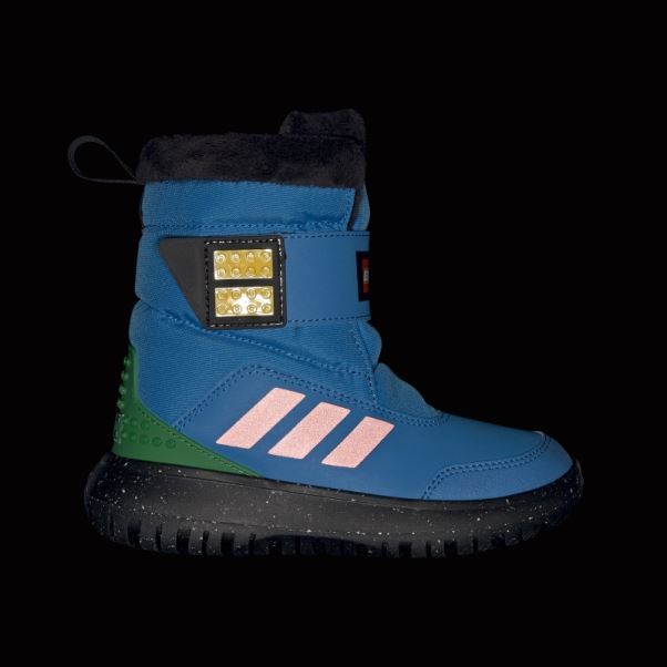 Bottes Adidas X Lego Winterplay Bleu Choc