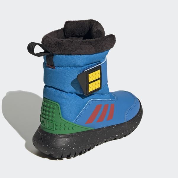 Bottes Adidas X Lego Winterplay Bleu Choc