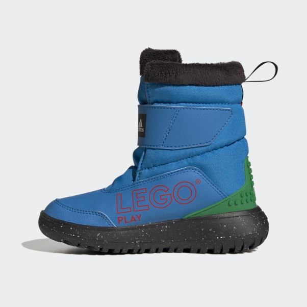 Bottes Adidas X Lego Winterplay Bleu Choc