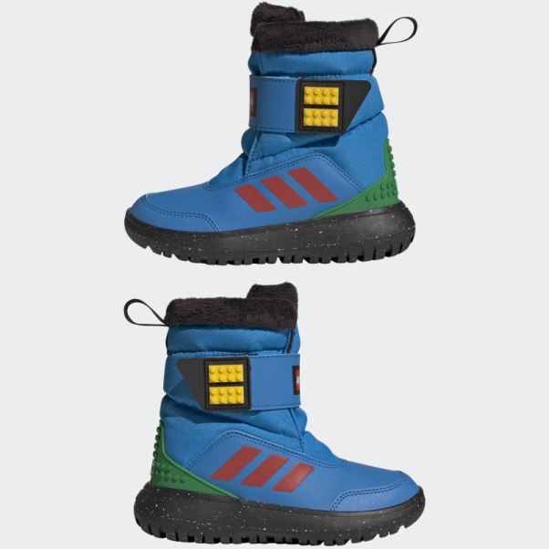 Bottes Adidas X Lego Winterplay Bleu Choc