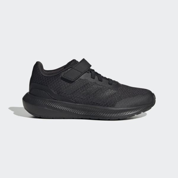 Adidas Runfalcon 3.0 Chaussures élastiques à Lacets Noires