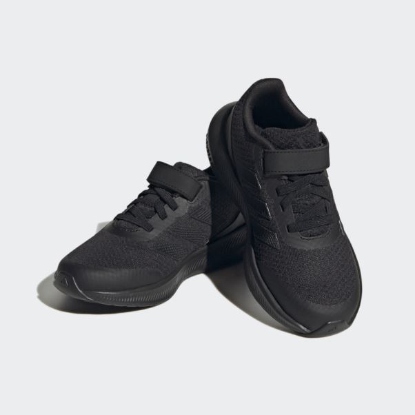Adidas Runfalcon 3.0 Chaussures élastiques à Lacets Noires