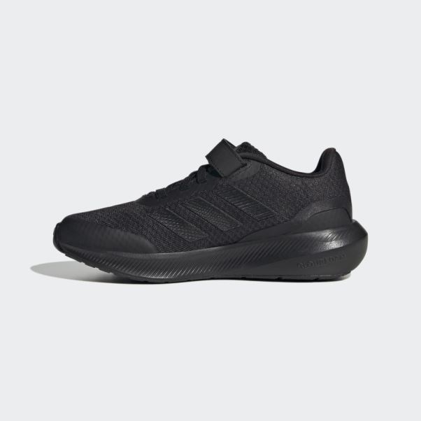 Adidas Runfalcon 3.0 Chaussures élastiques à Lacets Noires