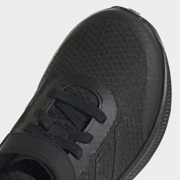 Adidas Runfalcon 3.0 Chaussures élastiques à Lacets Noires