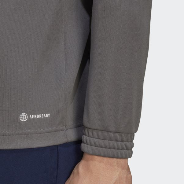 Adidas Entrada 22 Training Top Gris