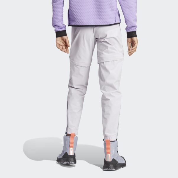 Silver Dawn - Pantalon De Survêtement De Randonnée Zippé Adidas Terrex Utilitas