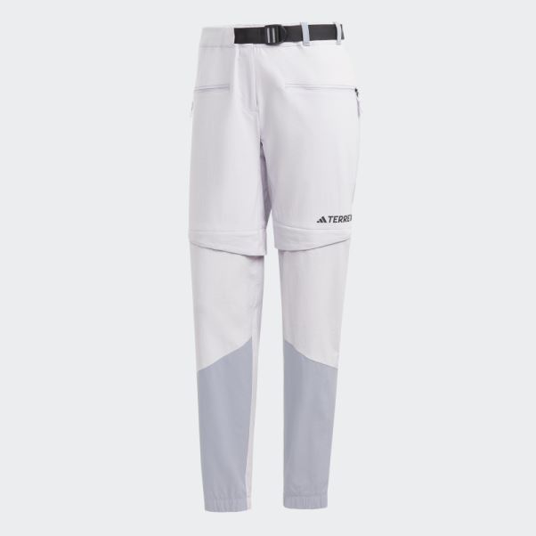 Silver Dawn - Pantalon De Survêtement De Randonnée Zippé Adidas Terrex Utilitas