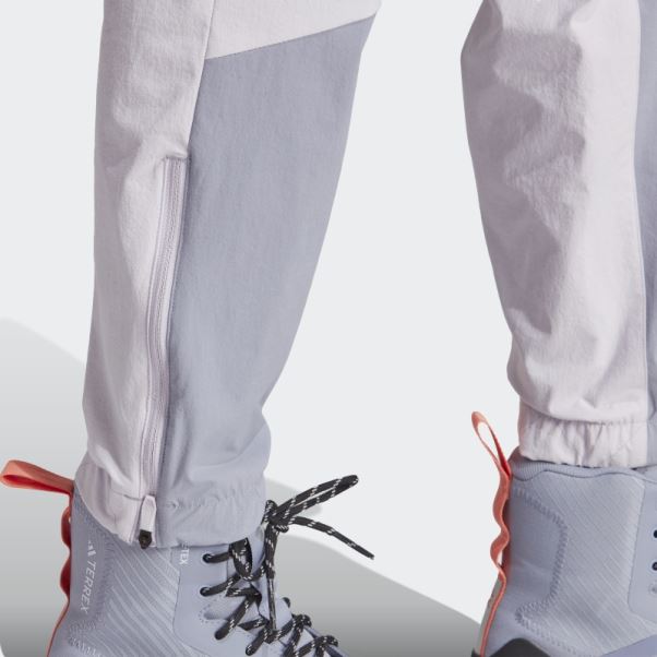 Silver Dawn - Pantalon De Survêtement De Randonnée Zippé Adidas Terrex Utilitas