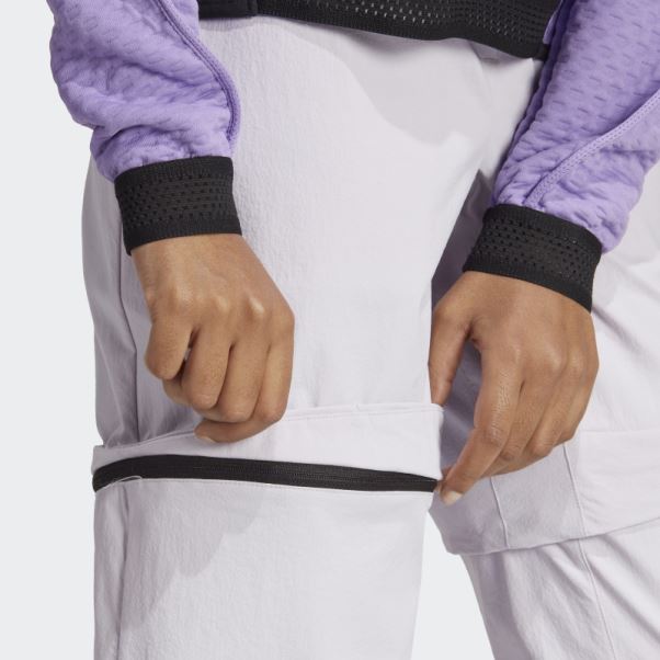 Silver Dawn - Pantalon De Survêtement De Randonnée Zippé Adidas Terrex Utilitas