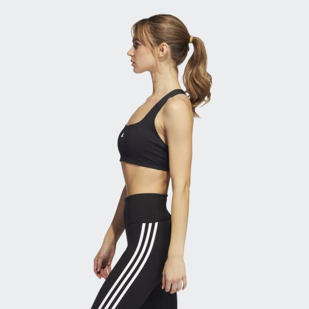 Soutien-gorge à Maintien Moyen Powerimpact Training Noir Adidas
