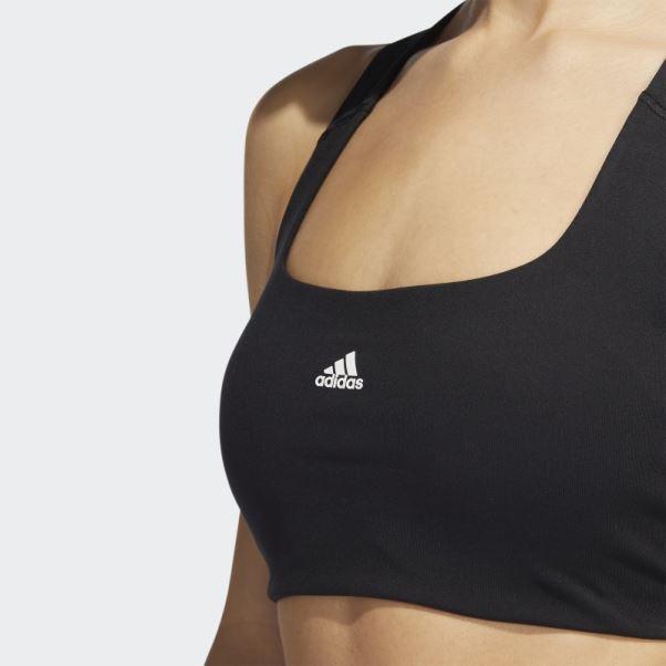 Soutien-gorge à Maintien Moyen Powerimpact Training Noir Adidas