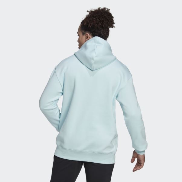 Sweat à Capuche Essentials Feelvivid En Molleton De Coton Bleu Adidas