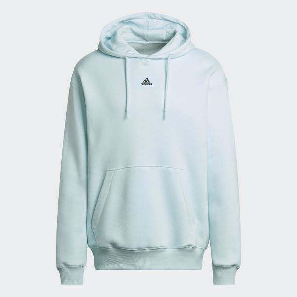 Sweat à Capuche Essentials Feelvivid En Molleton De Coton Bleu Adidas
