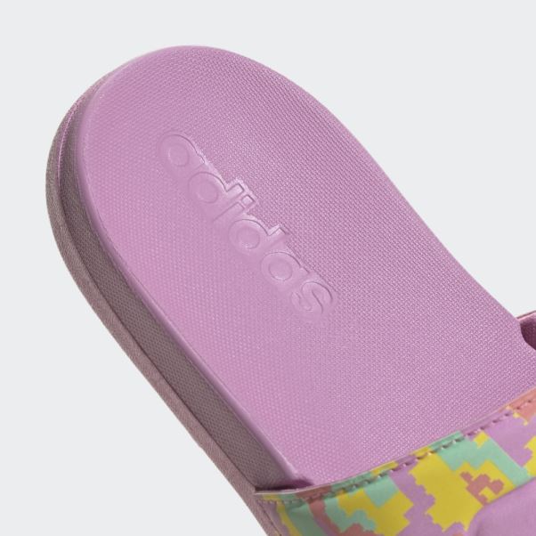 Adidas Adilette X Lego Slides Orchidée Mode