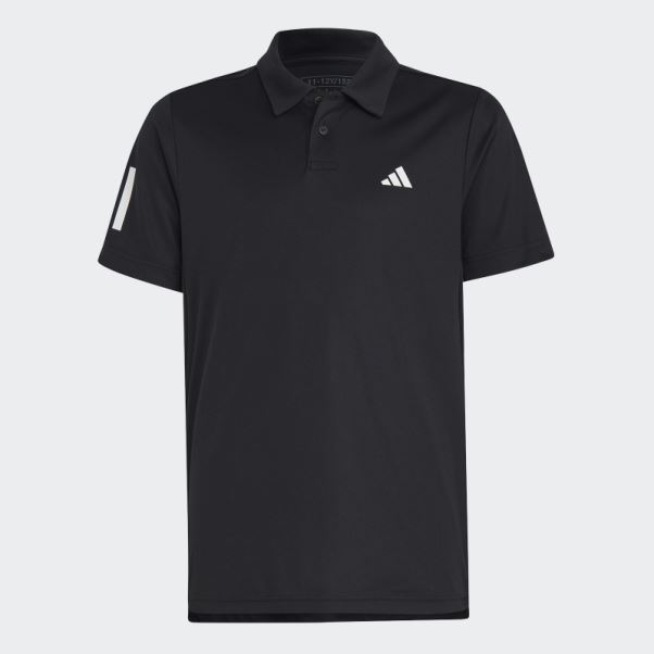Polo Club Tennis 3 Bandes Noir Adidas