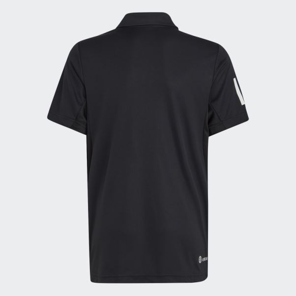 Polo Club Tennis 3 Bandes Noir Adidas