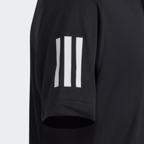 Polo Club Tennis 3 Bandes Noir Adidas