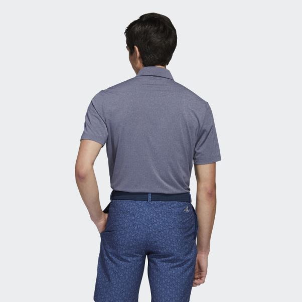 Polo Adidas Ultimate365 Chiné Bleu Marine