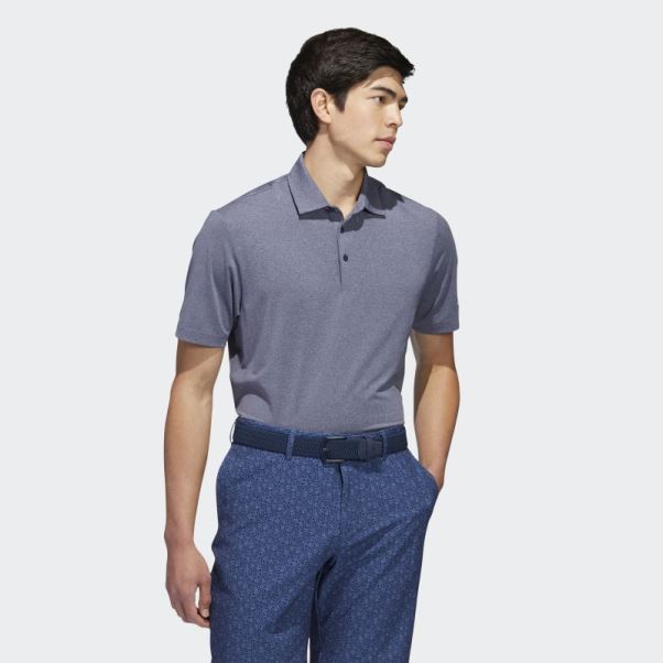Polo Adidas Ultimate365 Chiné Bleu Marine