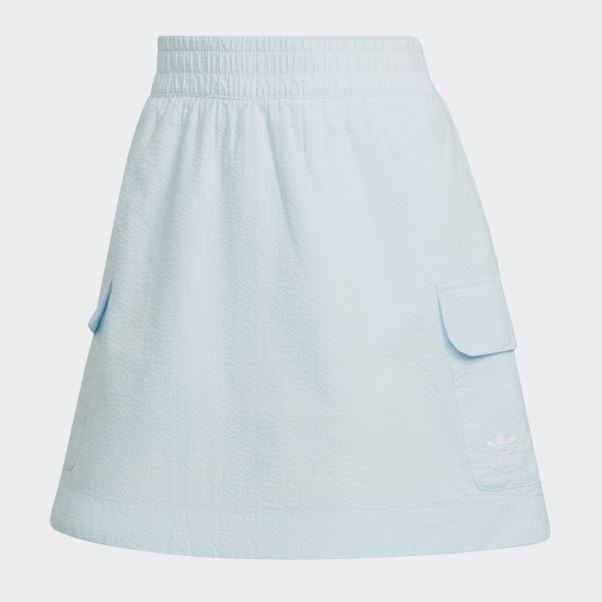 Jupe Popeline Adicolor Classics Bleu Adidas