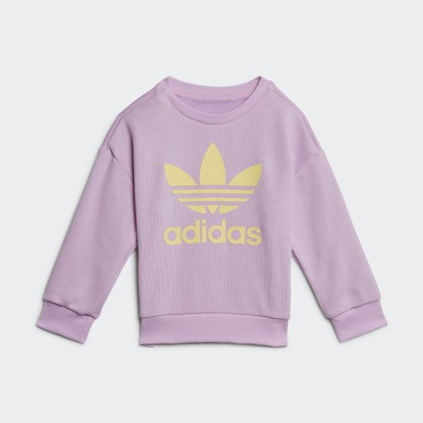 Ensemble Ras Du Cou à Logo Graphique Adidas Lilas