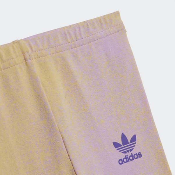 Ensemble Ras Du Cou Lilas à Logo Graphique Adidas
