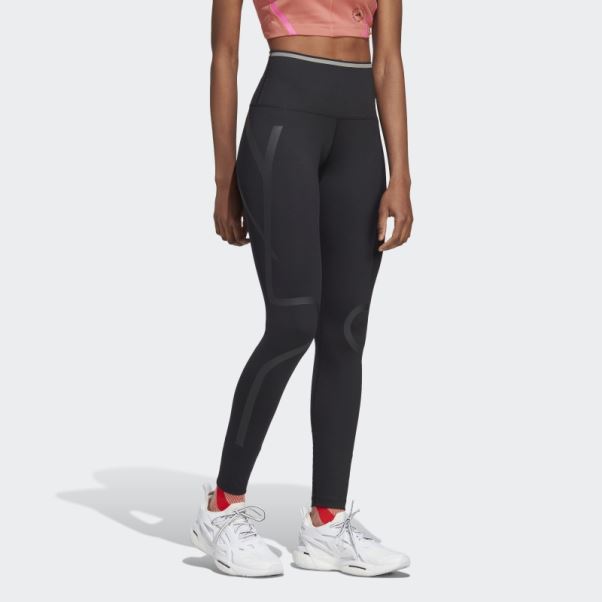 Adidas By Stella Mccartney Truepace Running Leggings Mode Noir