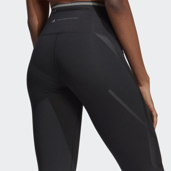 Adidas By Stella Mccartney Truepace Running Leggings Mode Noir