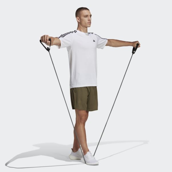Short D'entraînement Adidas Train Essentials Olive Olive