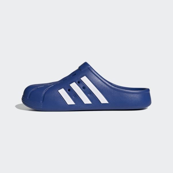 Adidas Adilette Sabots Bleu Royal