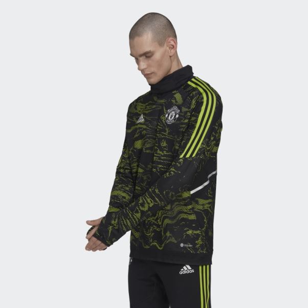 Manchester United Condivo 22 Pro Warm Top Slime Adidas
