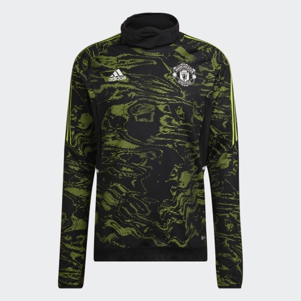 Manchester United Condivo 22 Pro Warm Top Slime Adidas