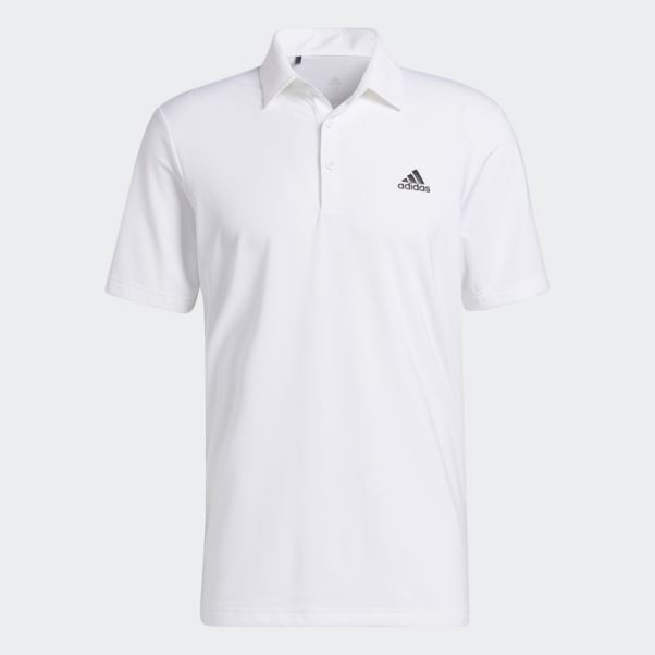 Polo Ultimate365 Solide Poitrine Gauche Blanc Adidas
