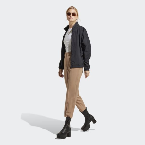 Haut De Survêtement En Nylon Premium Essentials Adidas Noir