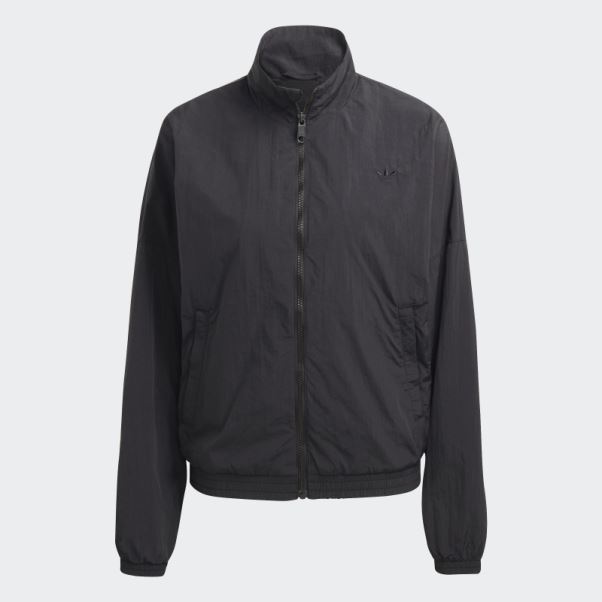 Haut De Survêtement En Nylon Premium Essentials Adidas Noir