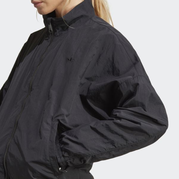 Haut De Survêtement En Nylon Premium Essentials Adidas Noir