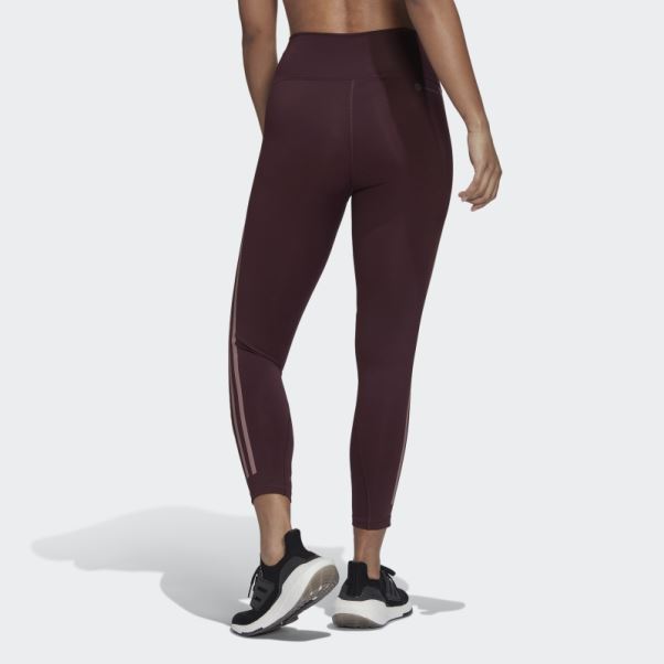 Optime Trainicons 7/8 Legging Adidas Bordeaux