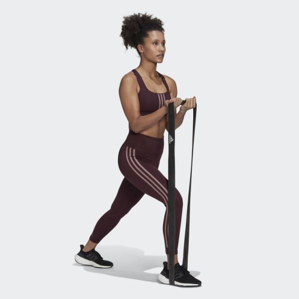 Optime Trainicons 7/8 Legging Adidas Bordeaux