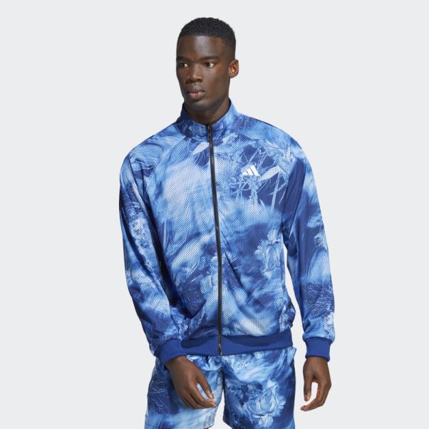 Veste Réversible Tissée Stretch Melbourne Tennis Adidas Winner Bleu