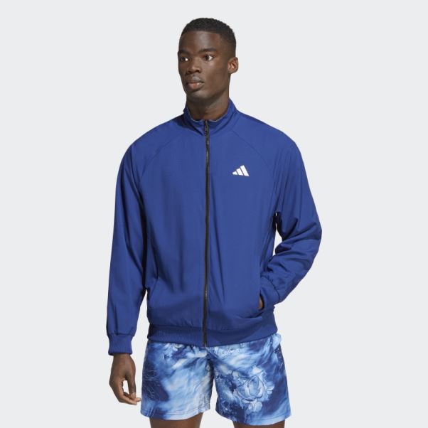 Veste Réversible Tissée Stretch Melbourne Tennis Adidas Winner Bleu