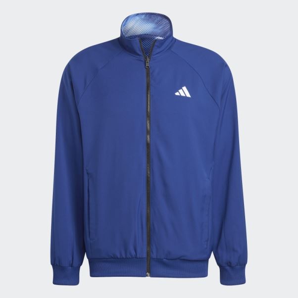 Veste Réversible Tissée Stretch Melbourne Tennis Adidas Winner Bleu