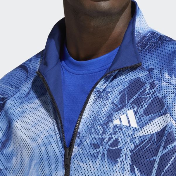 Veste Réversible Tissée Stretch Melbourne Tennis Adidas Winner Bleu