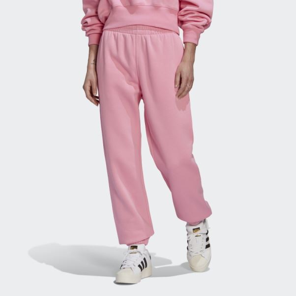 Adidas Pantalon De Jogging Polaire Adicolor Essentials Rose
