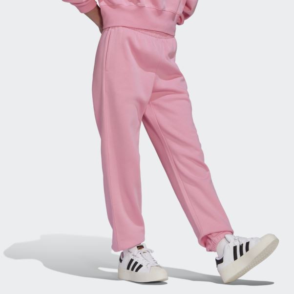 Adidas Pantalon De Jogging Polaire Adicolor Essentials Rose